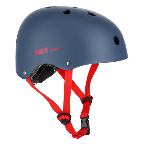 Aizsargķivere MTW001-1 HELMET GRAY-RED SIZE XS(48-52CM) NILS EXTREME