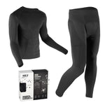 BTZ0060 TERMOAKTĪVĀ APAKŠVEĻA BLACK MEN SET 2XL/3XL RAGNAR NILS