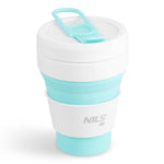 NC4103 Silikona salokāmā krūze 355ml piparmētru Nils Camp