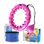 Komplekts HULA HOOP OHA01 VIOLET WITH WEIGHT ONE FITNESS + WAIST SUPPORT BR125