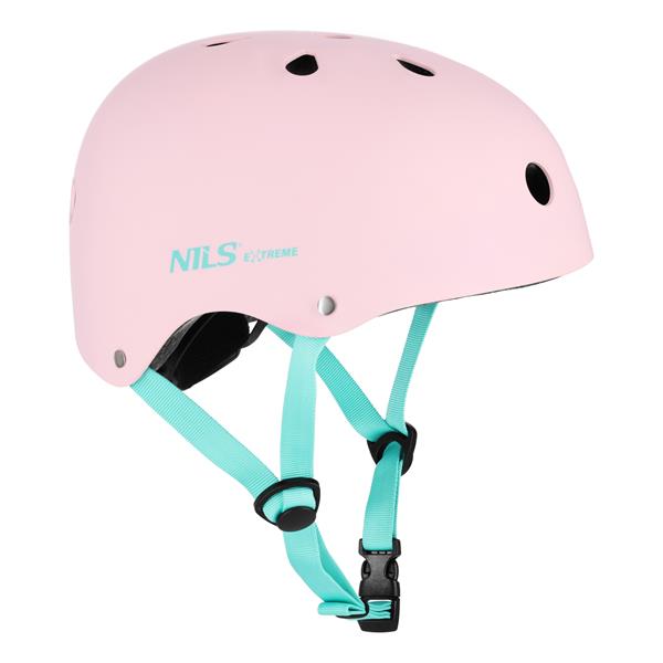 Aizsargķivere MTW001-1 HELMET PINK SIZE XS(48-52CM) NILS EXTREME