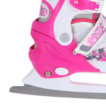 Skrituļslidas/ slidas NF10927 A 2IN1 DARK PINK SIZE S(31-34) IN-LINE SKATES/FIGURE ICE SKATES