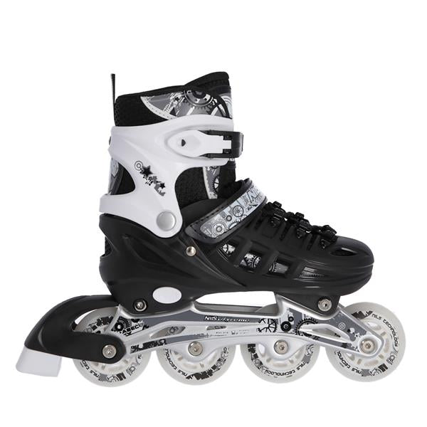 Skrituļslidas / Hokeja slidas NH10905 4in1 BLACK IZMĒRS M (35-38) NILS EXTREME