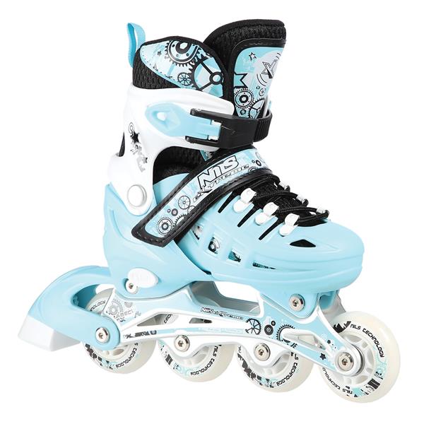 Skritļslidas / Hokeja slidas NH10905 4in1 MINT IZMĒRS (35-38) NILS EXTREME