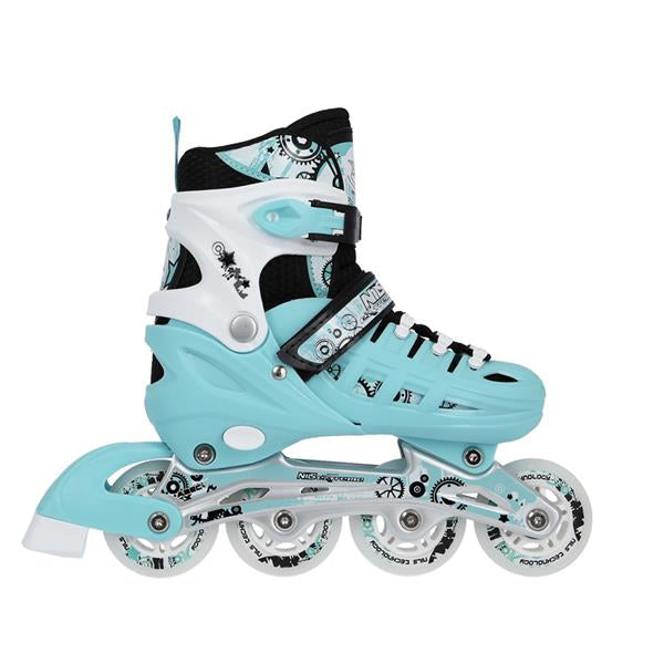 Skritļslidas / Hokeja slidas NH10905 4in1 MINT IZMĒRS L (39-42)  NILS EXTREME