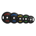 Svaru diski TOG10 RUBBERIZING OLIMPIC PLATE 2 x 10 KG HMS