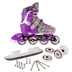 Skrituļslidas / Slidas NH18122 4in1 VIOLET SIZE S(29-33) NILS EXTREME