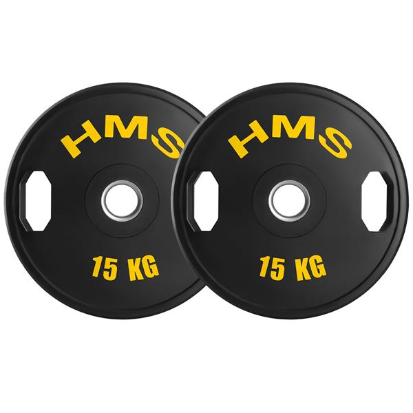 Svaru diski TOG15 RUBBERIZING OLIMPIC PLATE 2 x 15 KG HMS