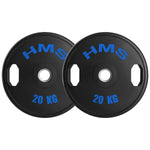 Svaru diski TOG20 RUBBERIZING OLIMPIC PLATE 2 x 20 KG HMS