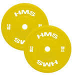 Svara diski  TPP01 YELLOW PE OLYMPIC PLATE 2 x 1.5 KG HMS