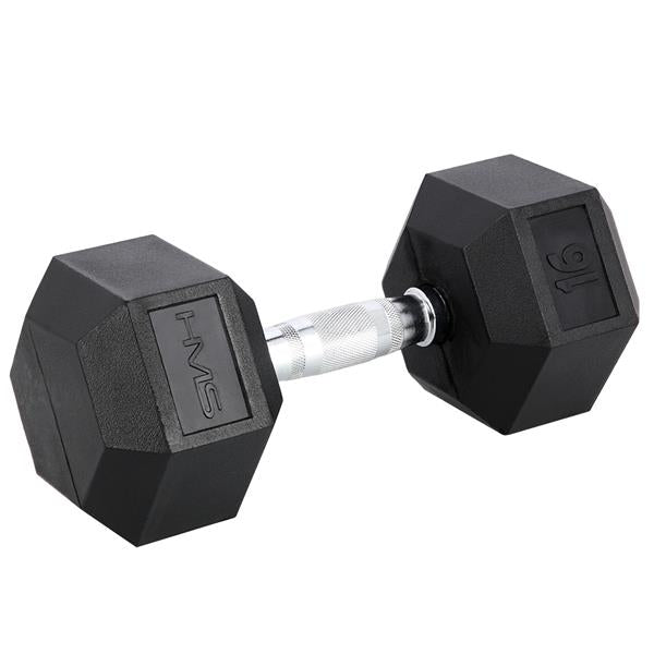 Hantele HEX PRO BLACK 16 KG HMS (1 gab.)