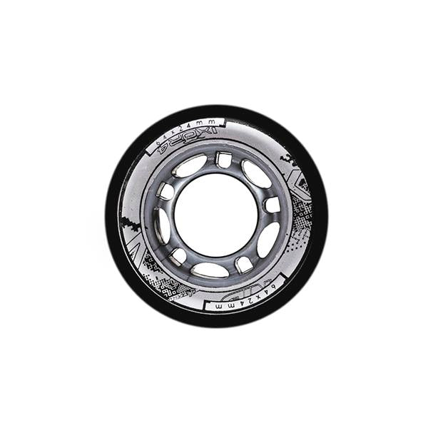 PU 64x24 82A BLACK WHEELS (4 pcs) NILS EXTREME