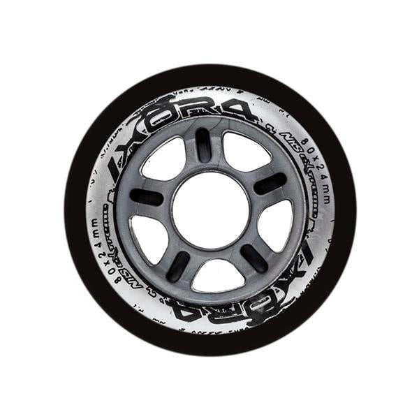PU 80x24 82A BLACK WHEELS (4 pcs) NILS EXTREME