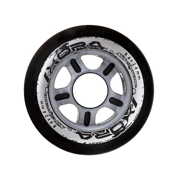 PU 84x24 82A BLACK WHEELS (4 pcs) NILS EXTREME