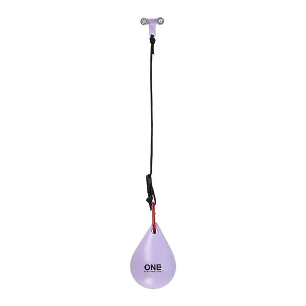 Vingrošanas aplis ar atsvaru OHA02 HULA HOP VIOLET WITH WEIGHT ONE FITNESS