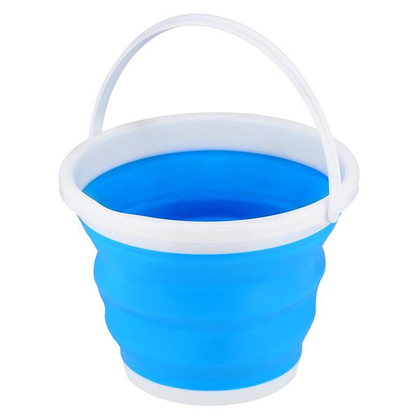 Salokāms spainis NC1731 FOLDING BUCKET BLUE 10L NILS CAMP