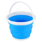 Salokāms spainis NC1731 FOLDING BUCKET BLUE 10L NILS CAMP