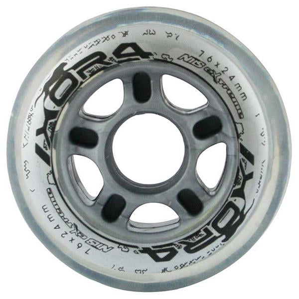 PU 76x24 82A TRANSPARENT WHEELS (4 pcs) NILS EXTREME