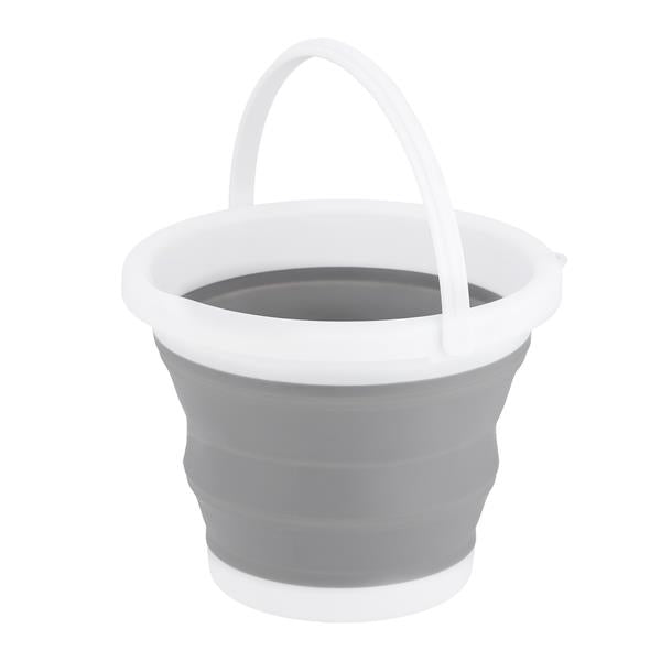 Salokāms spainis NC1783 FOLDING BUCKET GRAY 5L NILS CAMP