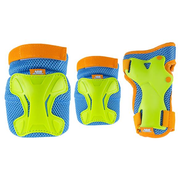 Aizsargi H512 SIZE L BLUE-GREEN PROTECTORS SET NILS EXTREME