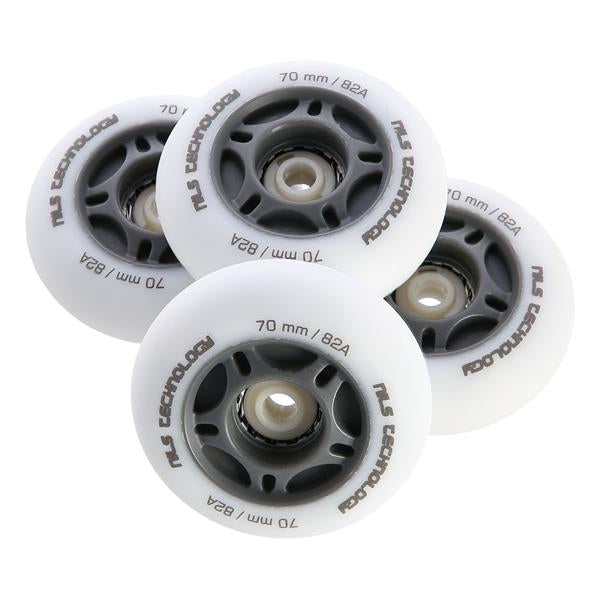PU 70x24 82A LED-3 WHITE WHEELS (4 pcs) NILS EXTREME