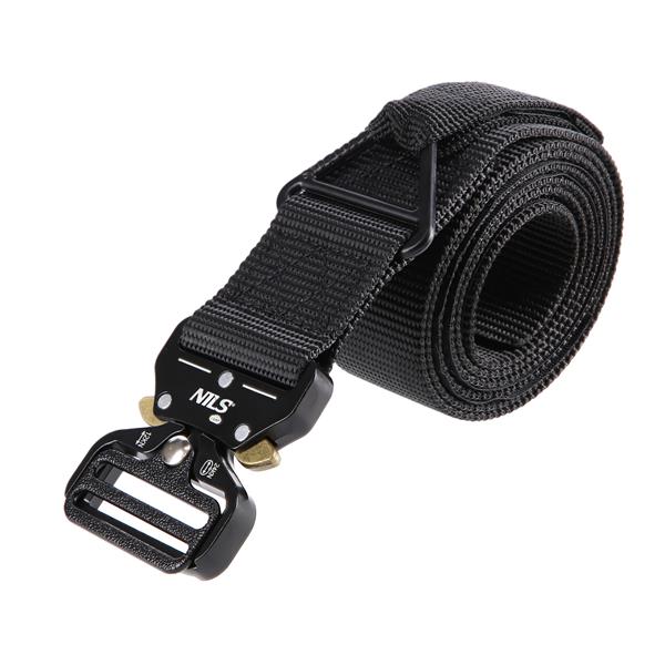 NC1729 TAKTISKĀ JOSTA MELNA 125CM NILS CAMP