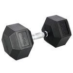Hantele HEX PRO BLACK 27.5 KG HMS (1 gab.)