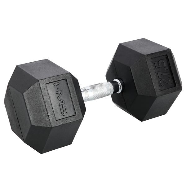 Hantele HEX PRO BLACK 27.5 KG HMS (1 gab.)