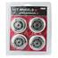 PU 72x24 82A WHITE (4 pcs) + ABEC-7 (8 pcs) SET NILS EXTREME