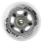 PU 76x24 82A WHITE (4 pcs) + ABEC-7 (8 pcs) SET NILS EXTREME