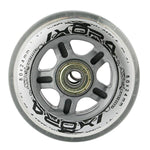 PU 80x24 82A TRANSPARENT (4 pcs) + ABEC-7 (8 pcs) SET NILS EXTREME