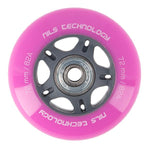 PU 72x24 82A PINK (4 pcs) + ABEC-7 (8 pcs) SET NILS EXTREME