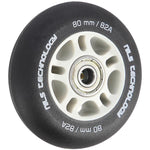 PU 80x24 82A BLACK MAT (4 szt.) + ABEC-9  (8 szt.) SET NILS EXTREME