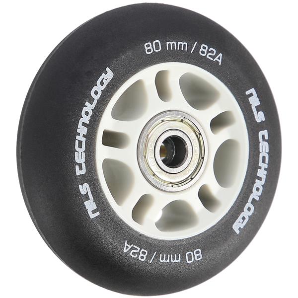 PU 80x24 82A BLACK MAT (4 szt.) + ABEC-9  (8 szt.) SET NILS EXTREME