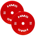 Svara diski TPP02 RED PE OLYMPIC PLATE 2 x 2.5 KG HMS