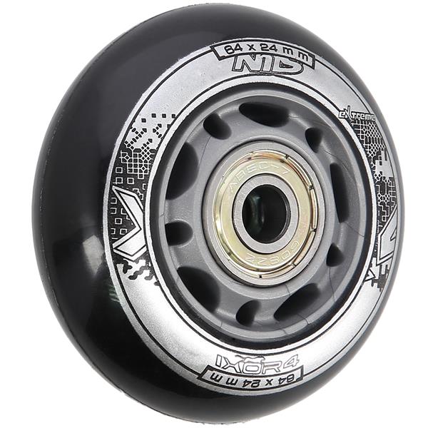 PU 64x24 82A BLACK N (4 gab.) + ABEC-9  (8 gab.) SET NILS EXTREME