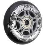 PU 72x24 82A BLACK N (4 szt.) + ABEC-9  (8 szt.) SET NILS EXTREME