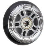 PU 76x24 82A BLACK N (4 szt.) + ABEC-9  (8 szt.) SET NILS EXTREME