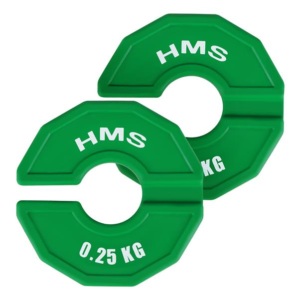 Universālie svara diski TSN25 PLATE FOR STRENGTH AND FITNESS TRAINING OVERLAY TYPE 2 x 0.25 KG HMS
