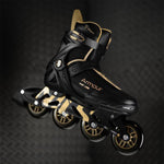 Skrituļslidas NA22151 INLINE SKATES ARMOUR BLACK GOLD SIZE 38  NILS EXTREME