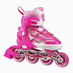 Skrituļslidas NJ1828 A PINK (izmērs L 39-42) IN-LINE SKATES NILS EXTREME
