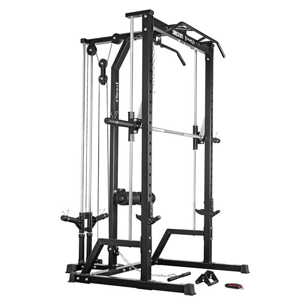 Smita trenažieris SWC3101 SMITH MACHINE WITH PLATE-LOADED CABLE SYSTEM SEMI COMMERCIAL HMS