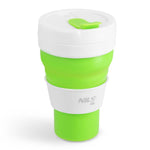 NC4103 Silikona salokāmā krūze 600ml gaiši zaļa Nils Camp