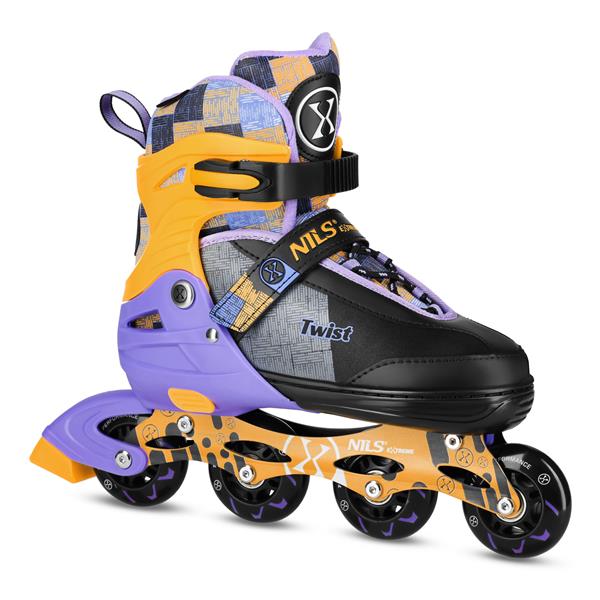 Skrituļslidas NA13810 IN-LINE SKATES TWIST YELLOW SIZE S(31-34) NILS EXTREME