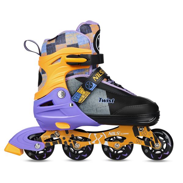 Skrituļslidas NA13810 IN-LINE SKATES TWIST YELLOW SIZE S(31-34) NILS EXTREME