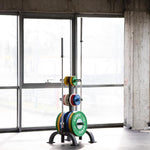 Statīvs svara diskeim STR26 BUMPER RACK HMS