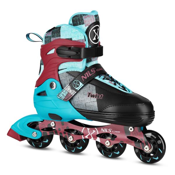 Skrituļslidas NA13810 IN-LINE SKATES TWIST BLUE SIZE S(31-34) NILS EXTREME