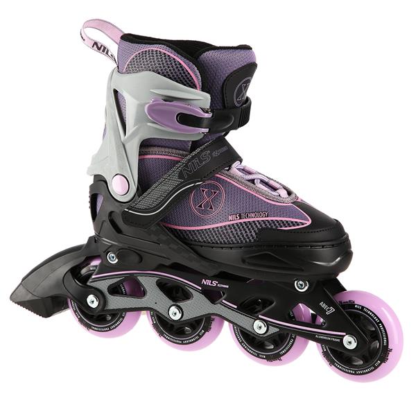 NA11008 GRAY-VIOLET SIZE L (39-42)  IN-LINE SKATES NILS EXTREME