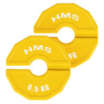 Universālie svara diski TSN50 PLATE FOR STRENGTH AND FITNESS TRAINING OVERLAY TYPE 2 x 0.5 KG HMS