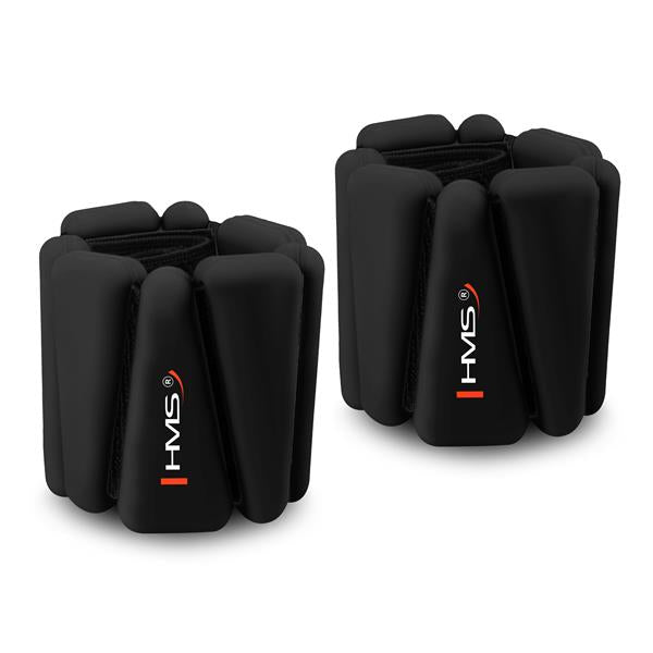 Atsvari kājām SNK01 BLACK SILICONE EXERCISE WEIGHTS FOR ANKLE AND WRIST HMS